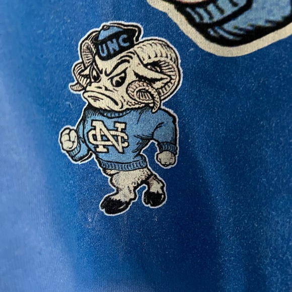 Retro UNC University of North Carolina Tar Heels Sweatshirt Size Medium Tarheels - Picture 7 of 12